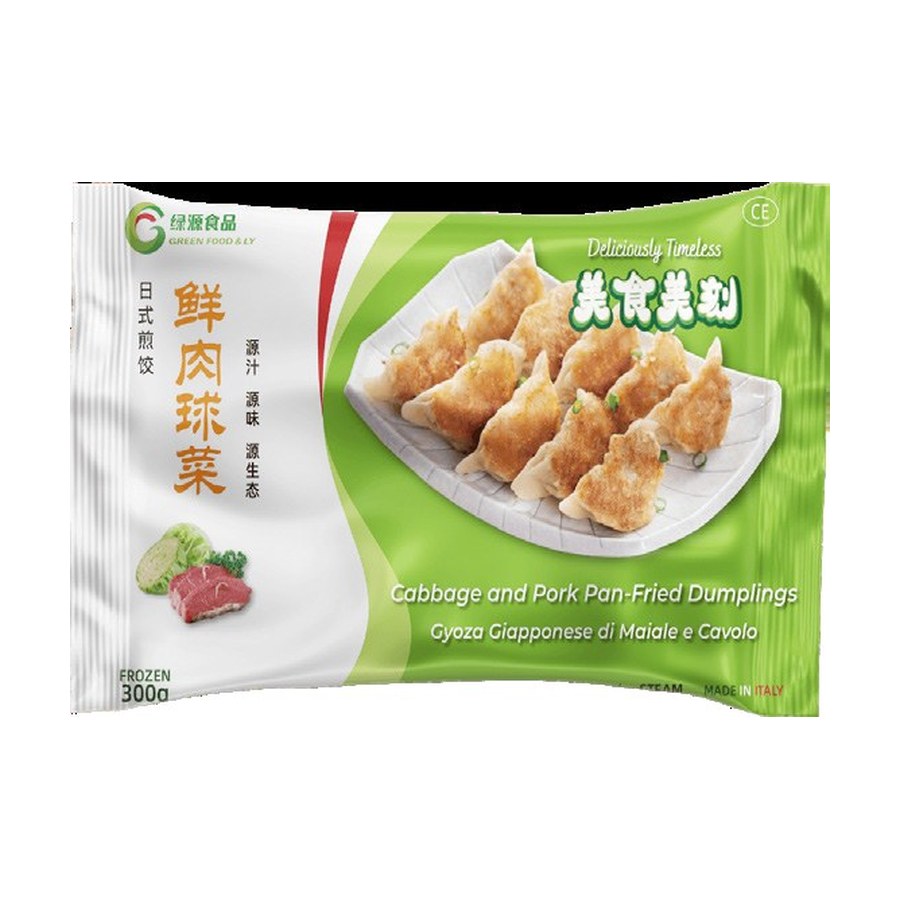 Ravioli con maiale e verza 绿源 散装菜肉饺子 （5kg）